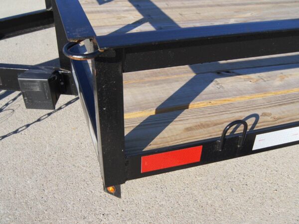 7x14 Powder Coated Straight Deck Utility Trailer (2) 3500lb Axles - Image 12