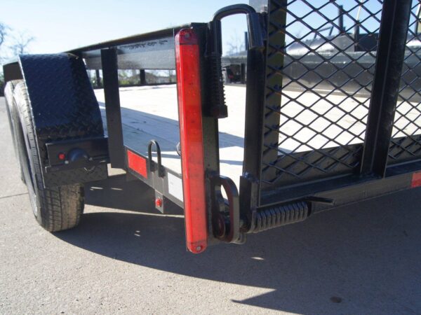 7x14 Powder Coated Straight Deck Utility Trailer (2) 3500lb Axles - Image 14