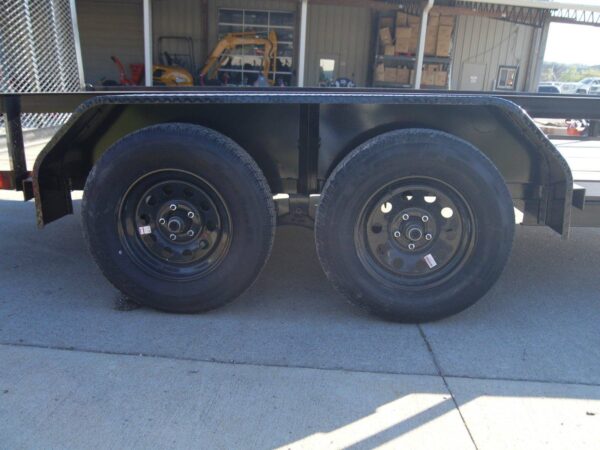 7x14 Powder Coated Straight Deck Utility Trailer (2) 3500lb Axles - Image 13