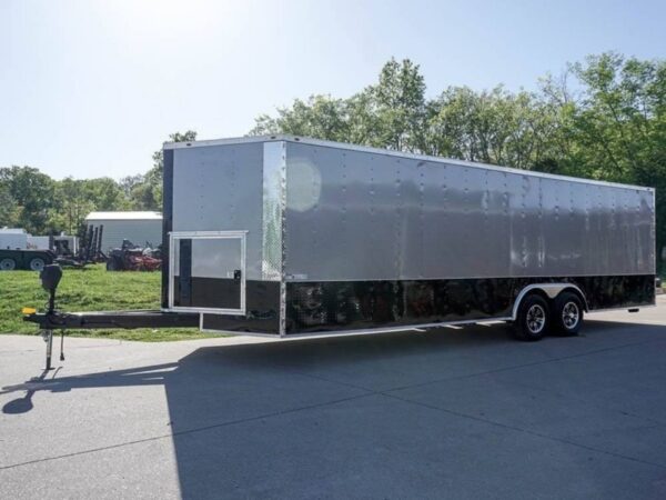 8.5x26 Custom Beige Enclosed Trailer Car Hauler - Image 6