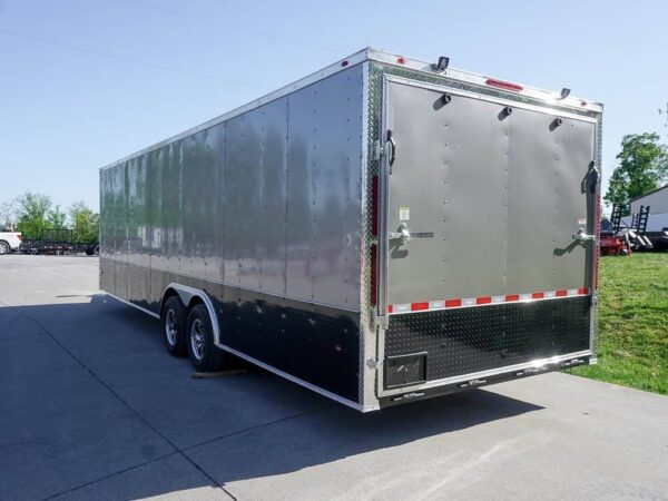 8.5x26 Custom Beige Enclosed Trailer Car Hauler - Image 9
