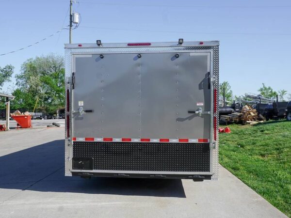 8.5x26 Custom Beige Enclosed Trailer Car Hauler - Image 10