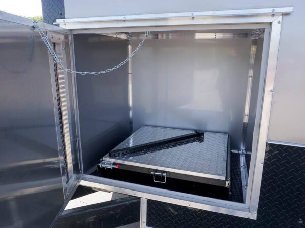 8.5x26 Custom Beige Enclosed Trailer Car Hauler - Image 13