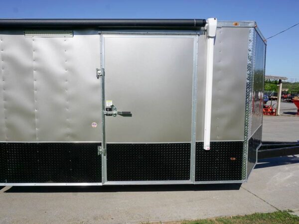 8.5x26 Custom Beige Enclosed Trailer Car Hauler - Image 18