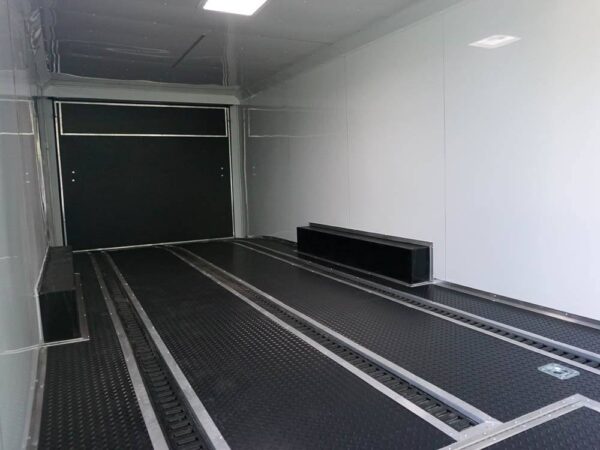 8.5x26 Custom Beige Enclosed Trailer Car Hauler - Image 19