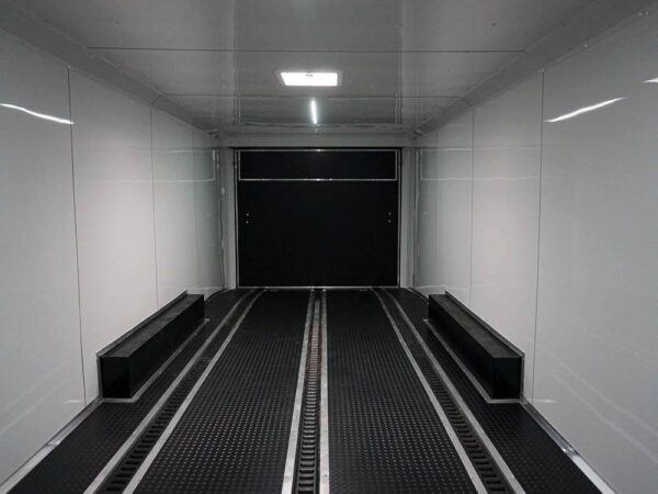 8.5x26 Custom Beige Enclosed Trailer Car Hauler - Image 22