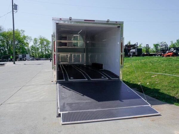 8.5x26 Custom Beige Enclosed Trailer Car Hauler - Image 12