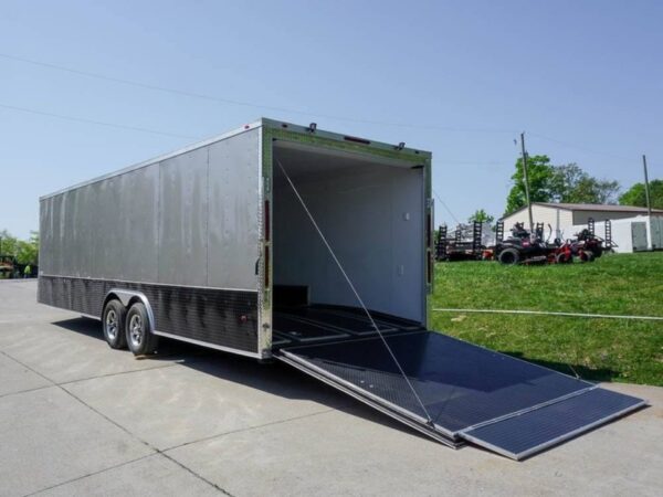 8.5x26 Custom Beige Enclosed Trailer Car Hauler - Image 11