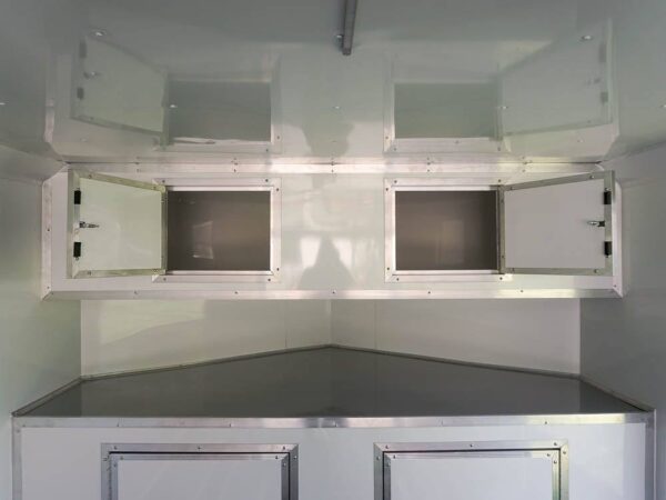 8.5x26 Custom Beige Enclosed Trailer Car Hauler - Image 32