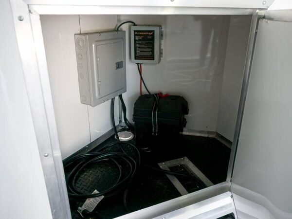 8.5x26 Custom Beige Enclosed Trailer Car Hauler - Image 33