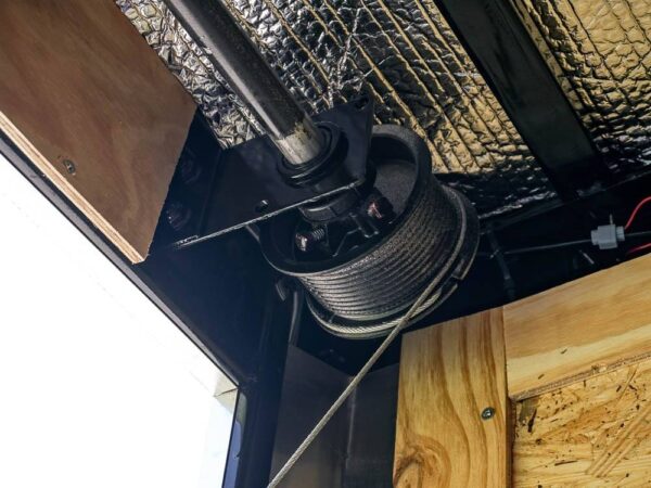 8.5x18 Custom Two-Tone Enclosed Trailer with Rubber Floor Storage - Image 14