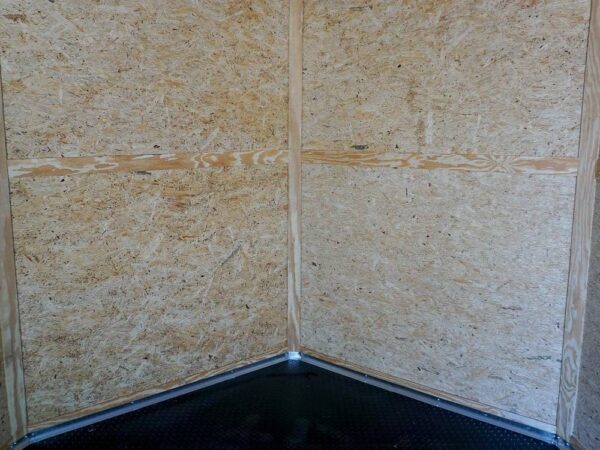 8.5x18 Custom Two-Tone Enclosed Trailer with Rubber Floor Storage - Image 17