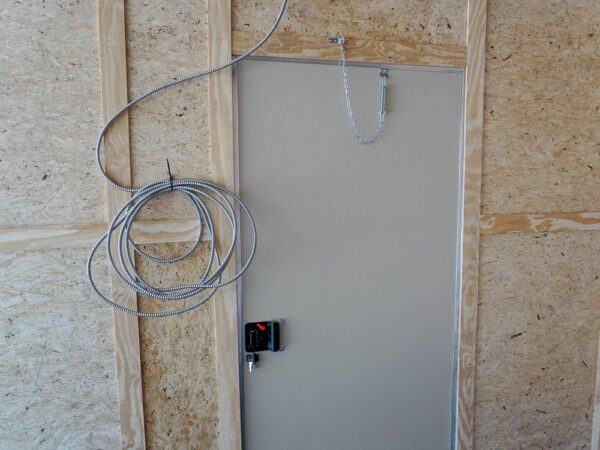 8.5x18 Custom Two-Tone Enclosed Trailer with Rubber Floor Storage - Image 19