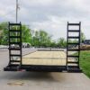 8.5x22 Deckover I-Beam Trailer (2) 5,200lb Axles Stand-Up Ramps - Image 6