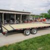 8.5x22 Deckover I-Beam Trailer (2) 5,200lb Axles Stand-Up Ramps - Image 8