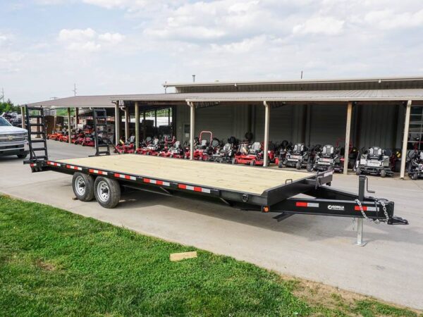 8.5x22 Deckover I-Beam Trailer (2) 5,200lb Axles Stand-Up Ramps - Image 10