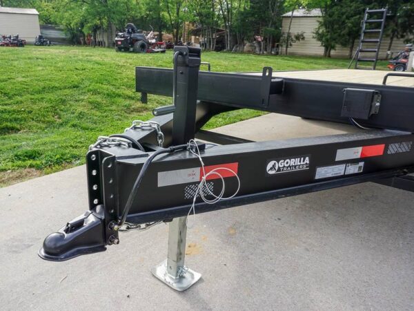 8.5x22 Deckover I-Beam Trailer (2) 5,200lb Axles Stand-Up Ramps - Image 11