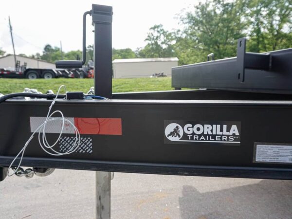 8.5x22 Deckover I-Beam Trailer (2) 5,200lb Axles Stand-Up Ramps - Image 12