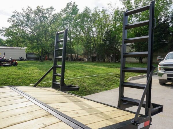 8.5x22 Deckover I-Beam Trailer (2) 5,200lb Axles Stand-Up Ramps - Image 16