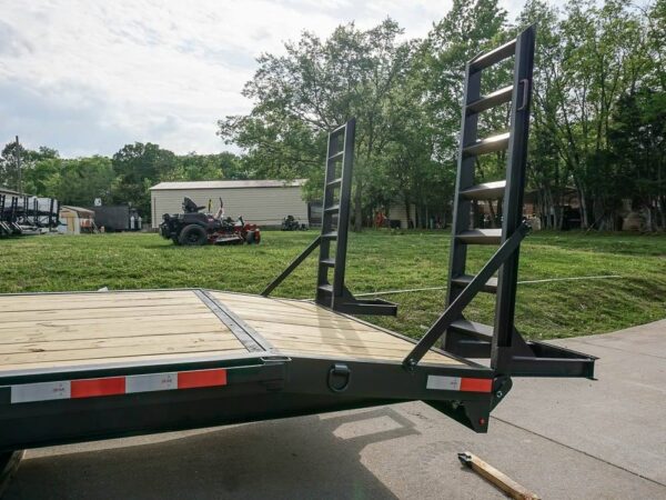 8.5x22 Deckover I-Beam Trailer (2) 5,200lb Axles Stand-Up Ramps - Image 17