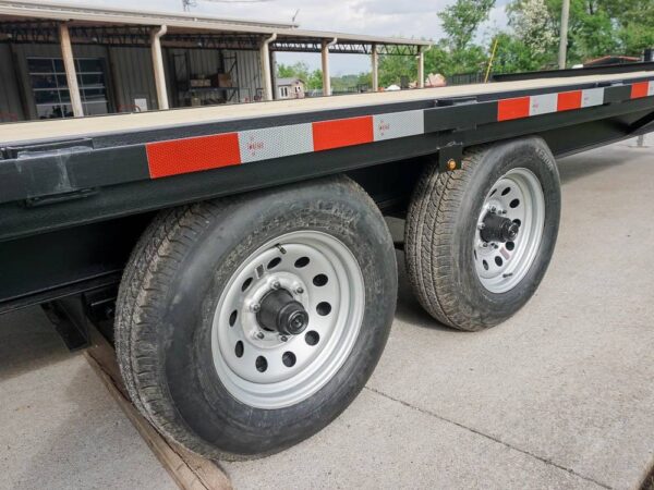 8.5x22 Deckover I-Beam Trailer (2) 5,200lb Axles Stand-Up Ramps - Image 20