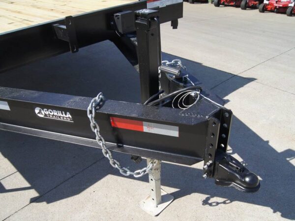 8.5x20 Deckover I-Beam Trailer (2) 5,200lb Axles Stand-Up Ramps - Image 10