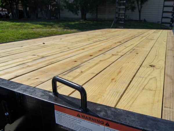 8.5x20 Deckover I-Beam Trailer (2) 5,200lb Axles Stand-Up Ramps - Image 13