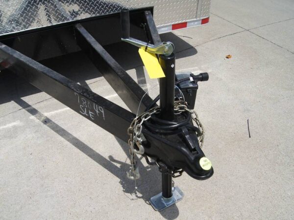 8.5x28 Charcoal Custom Enclosed Trailer (2) 7K Axles Storage - Image 15