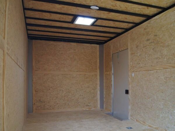 8.5x28 Charcoal Custom Enclosed Trailer (2) 7K Axles Storage - Image 18