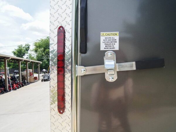 8.5x28 Charcoal Custom Enclosed Trailer (2) 7K Axles Storage - Image 20