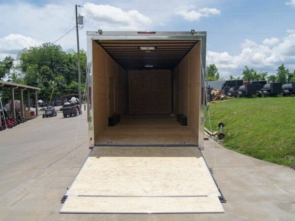 8.5x28 Charcoal Custom Enclosed Trailer (2) 7K Axles Storage - Image 13