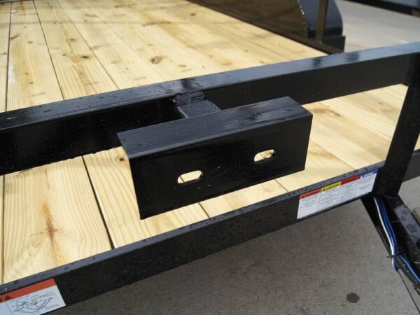 7x12 Straight Deck Utility Trailer (2) 3500lb Axle with 4ft Ladder Racks - Image 9