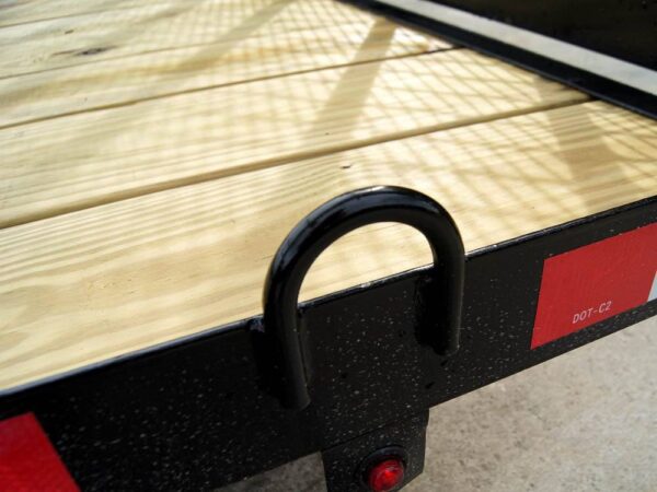 7x12 Straight Deck Utility Trailer (2) 3500lb Axle with 4ft Ladder Racks - Image 13