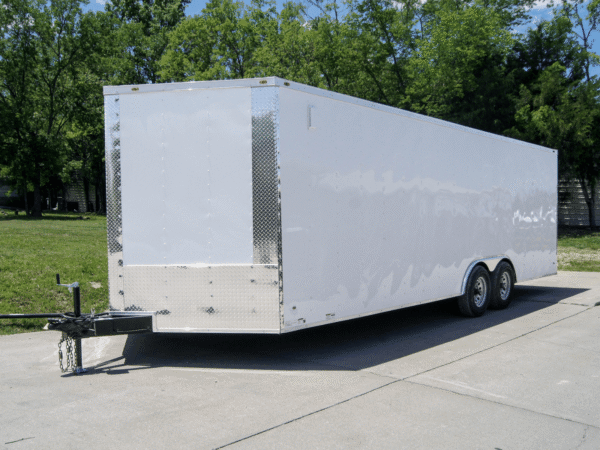 8.5x24 V-Nose Enclosed Trailer (2) 5,200lb Axles 10.4k GVWR - Image 3