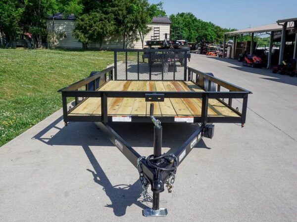 7x14 Dovetail Utility Trailer 3500lb Axle - Image 2