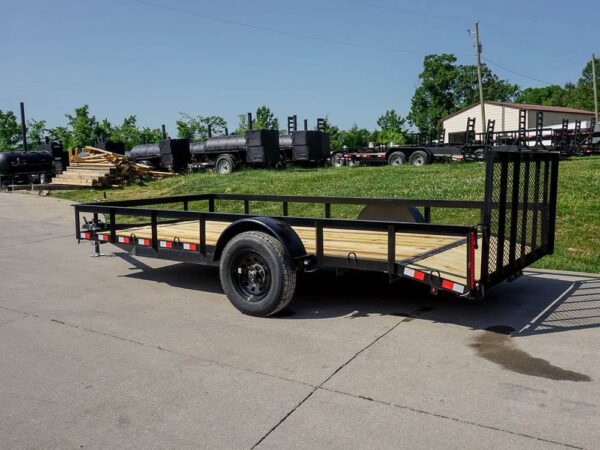 7x14 Dovetail Utility Trailer 3500lb Axle - Image 4