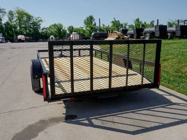 7x14 Dovetail Utility Trailer 3500lb Axle - Image 5