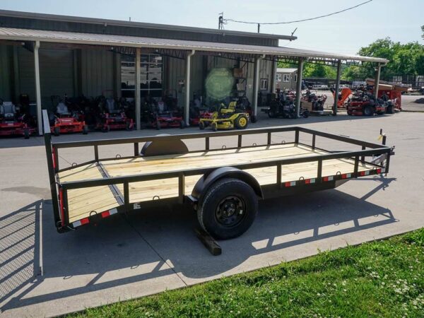 7x14 Dovetail Utility Trailer 3500lb Axle - Image 6