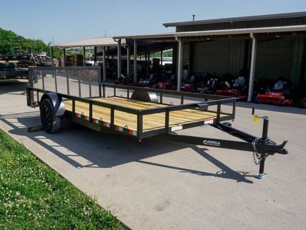 7x14 Dovetail Utility Trailer 3500lb Axle - Image 8