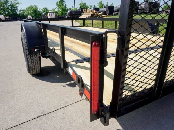 7x14 Dovetail Utility Trailer 3500lb Axle - Image 14