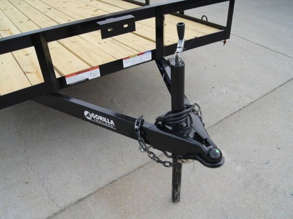 7x20 Straight Deck Utility Trailer (2) 3500lb Axles with Tall Gate - Image 8