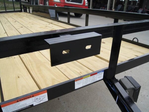 7x20 Straight Deck Utility Trailer (2) 3500lb Axles with Tall Gate - Image 9