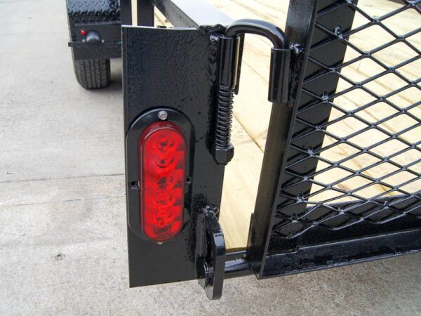 7x20 Straight Deck Utility Trailer (2) 3500lb Axles with Tall Gate - Image 13