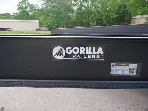 7x18 I-Beam Equipment Trailer (2) 7K Axles Stand-Up Ramps - Image 11