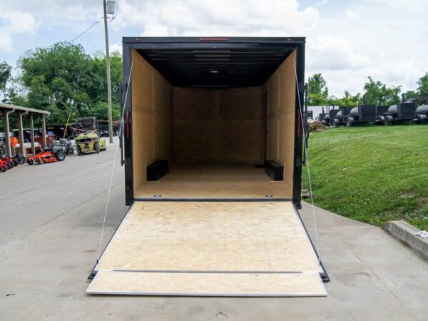 8.5x20 Charcoal Enclosed Trailer with Blackout Package (2) 5200lb Axles Storage - Image 10