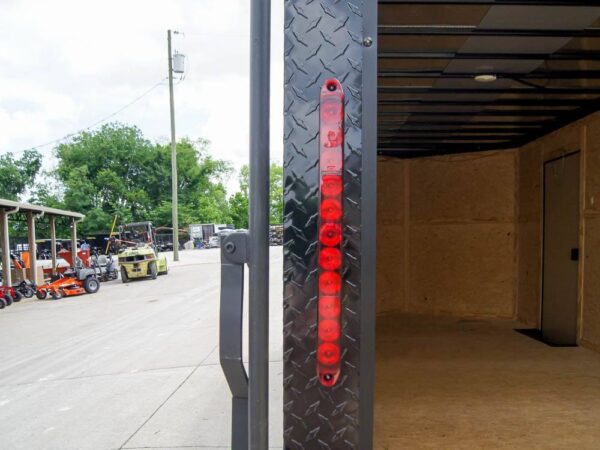 8.5x20 Charcoal Enclosed Trailer with Blackout Package (2) 5200lb Axles Storage - Image 11