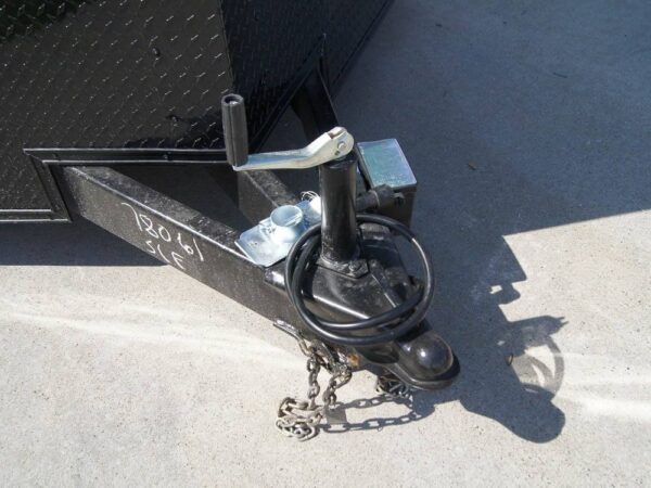8.5x24 Lime Green Enclosed Trailer with Blackout Package (2) 5200lb Axles Storage - Image 10