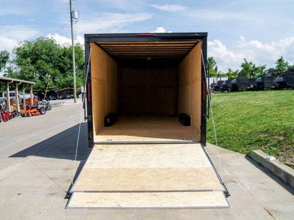 8.5x24 Lime Green Enclosed Trailer with Blackout Package (2) 5200lb Axles Storage - Image 11