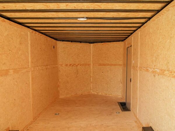 8.5x24 Lime Green Enclosed Trailer with Blackout Package (2) 5200lb Axles Storage - Image 12