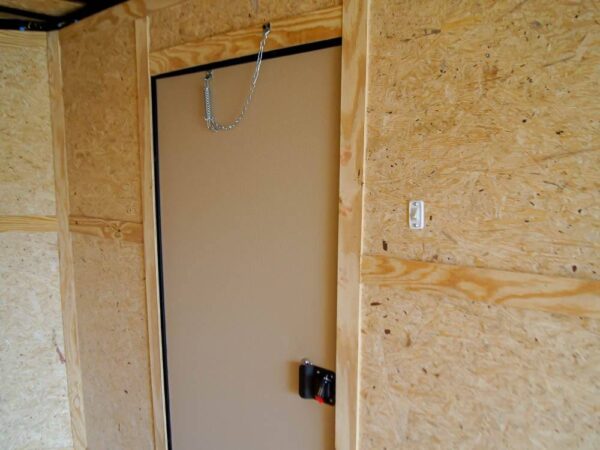 8.5x24 Lime Green Enclosed Trailer with Blackout Package (2) 5200lb Axles Storage - Image 16